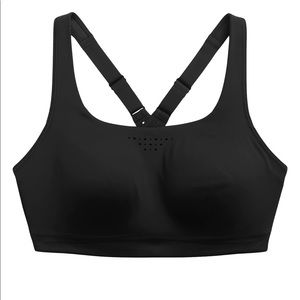 Athleta Phenomena bra 34DD NEW with tags black